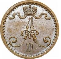 1 пенни 1871 года  Для Финляндии