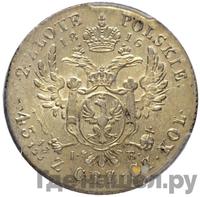 2 злотых 1816 года IВ Для Польши