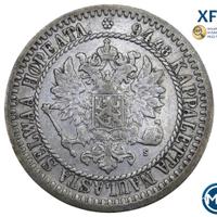 1 марка 1865 года S Для Финляндии