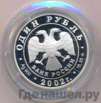 1 рубль 2002 года СПМД