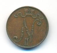 5 пенни 1899 года  Для Финляндии