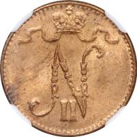 1 пенни 1916 года  Для Финляндии