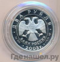 2 рубля 2003 года СПМД