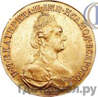 10 рублей 1778 года СПБ