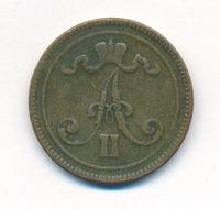 10 пенни 1865 года  Для Финляндии