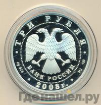3 рубля 2008 года СПМД
