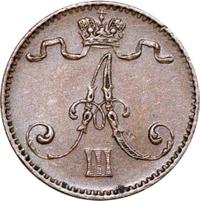 1 пенни 1893 года  Для Финляндии