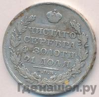 1 рубль 1821 года