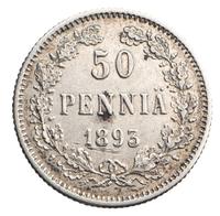 50 пенни 1893 года L Для Финляндии