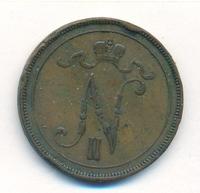 10 пенни 1895 года  Для Финляндии