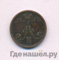 1 пенни 1873 года  Для Финляндии