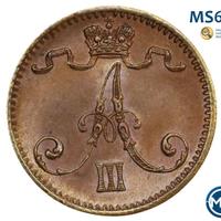 1 пенни 1888 года  Для Финляндии