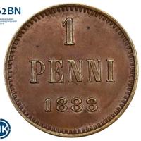 1 пенни 1888 года  Для Финляндии