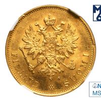 10 марок 1882 года S Для Финляндии