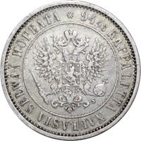 1 марка 1874 года S Для Финляндии