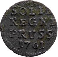 Солид 1761 года  Для Пруссии