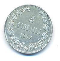 2 марки 1907 года L Для Финляндии