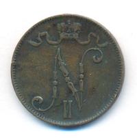 5 пенни 1899 года  Для Финляндии