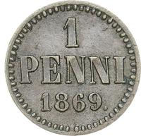 1 пенни 1869 года  Для Финляндии