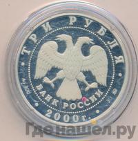 3 рубля 2000 года ММД