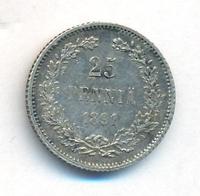 25 пенни 1891 года L Для Финляндии