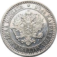 1 марка 1867 года S Для Финляндии