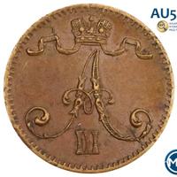 1 пенни 1884 года  Для Финляндии