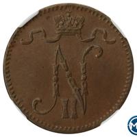 1 пенни 1907 года  Для Финляндии