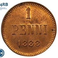 1 пенни 1888 года  Для Финляндии
