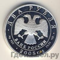 2 рубля 2005 года СПМД