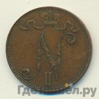 5 пенни 1896 года  Для Финляндии