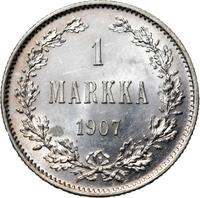 1 марка 1907 года L Для Финляндии