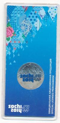 25 рублей 2011 года  Олимпиада в Сочи sochi.ru 2014 Эмблема Горы