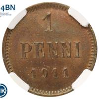1 пенни 1911 года  Для Финляндии