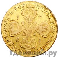 5 рублей 1781 года