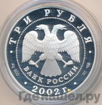 3 рубля 2002 года СПМД
