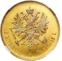 10 марок 1882 года S Для Финляндии