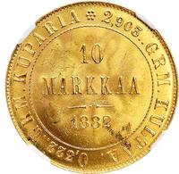 10 марок 1882 года S Для Финляндии