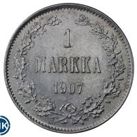 1 марка 1907 года L Для Финляндии