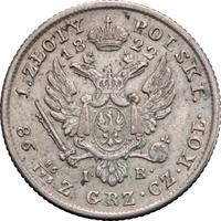 1 злотый 1822 года IВ Для Польши