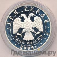 3 рубля 2009 года ММД