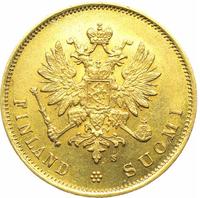 10 марок 1879 года S Для Финляндии