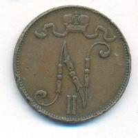 5 пенни 1910 года  Для Финляндии