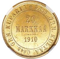 20 марок 1910 года L Для Финляндии