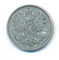 50 пенни 1907 года L Для Финляндии