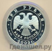 3 рубля 2003 года СПМД