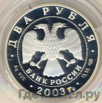 2 рубля 2003 года СПМД
