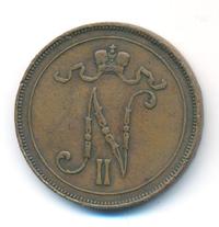 10 пенни 1905 года  Для Финляндии