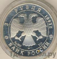 3 рубля 1993 года ЛМД