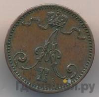 1 пенни 1874 года  Для Финляндии